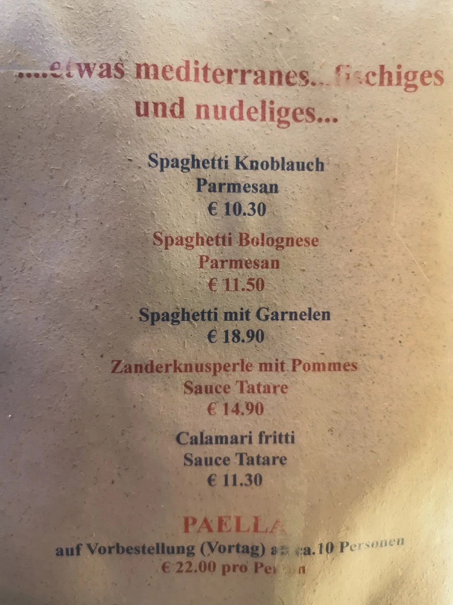 Speisekarte photo 1