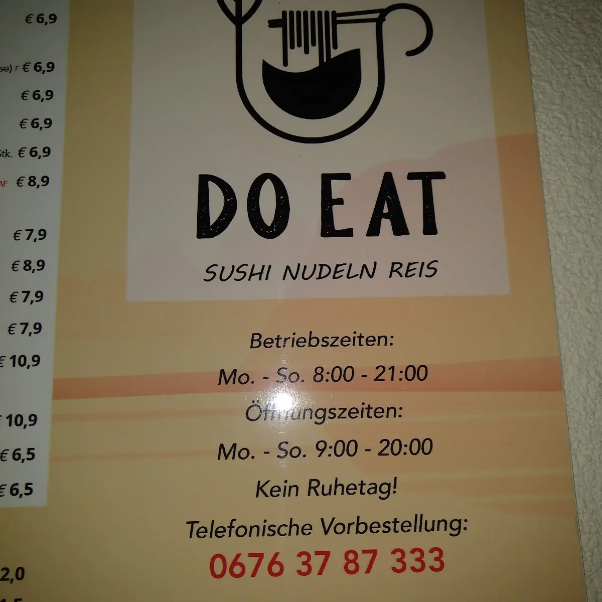 Speisekarte photo 1