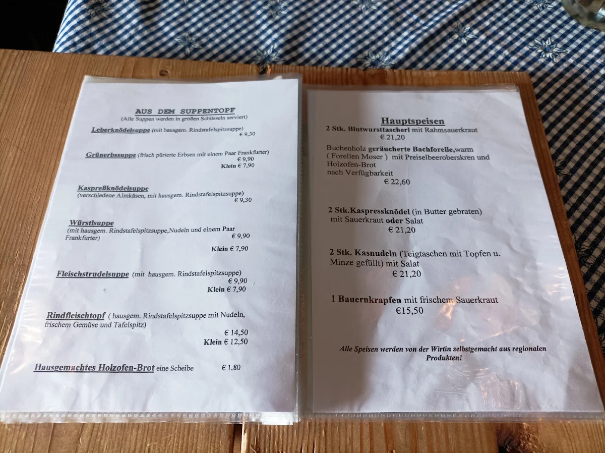 Speisekarte photo 1