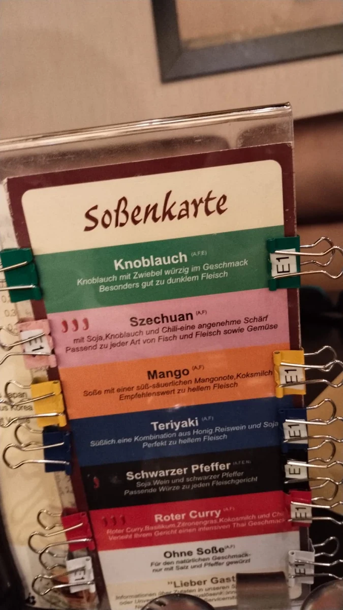 Speisekarte photo 2