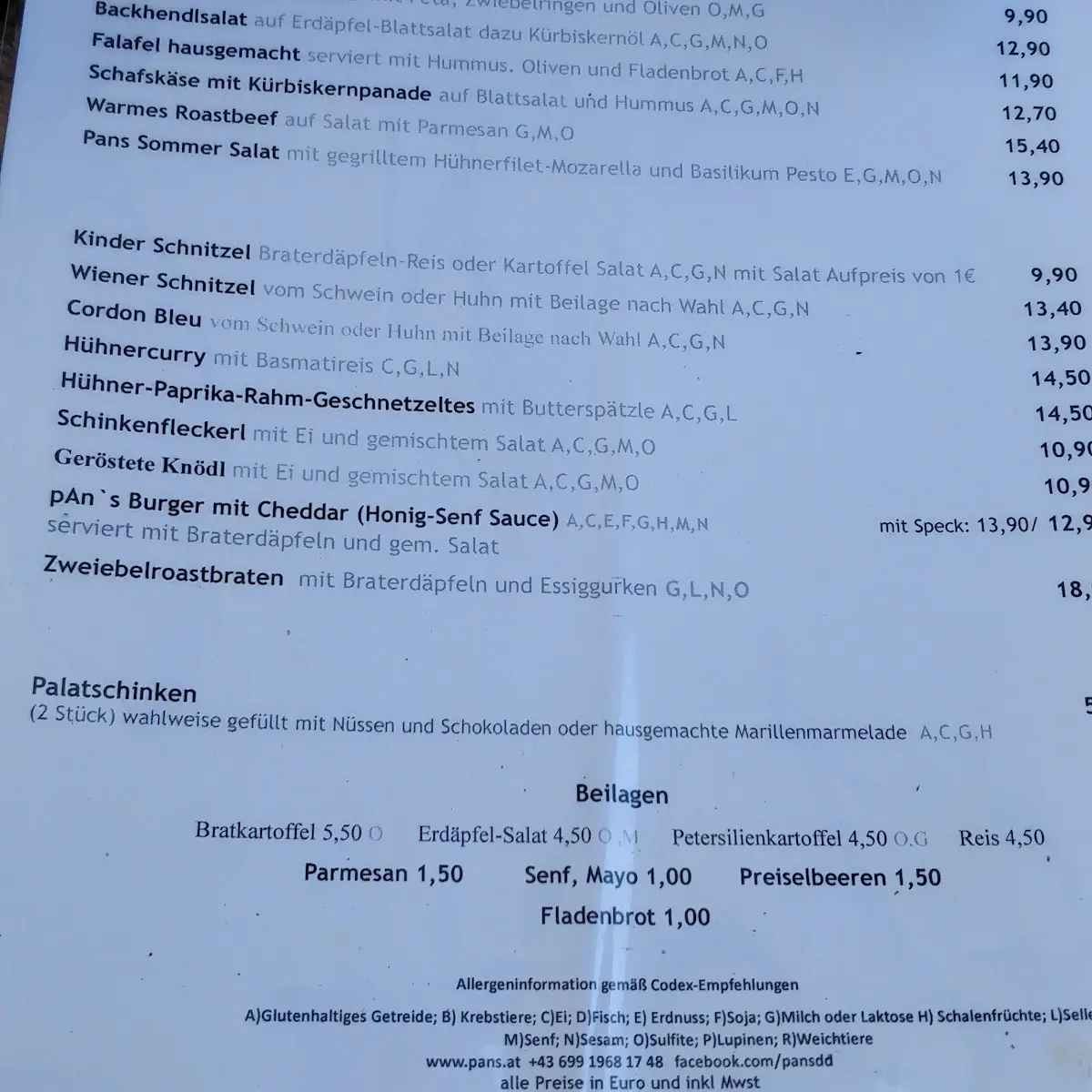 Speisekarte photo 7