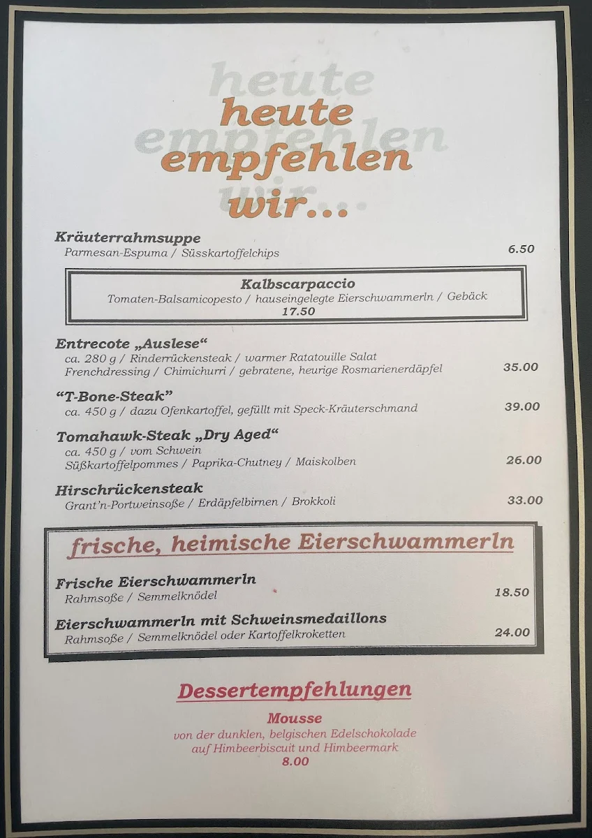 Speisekarte photo 3