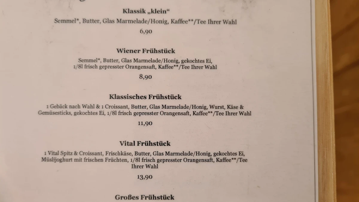 Speisekarte photo 2