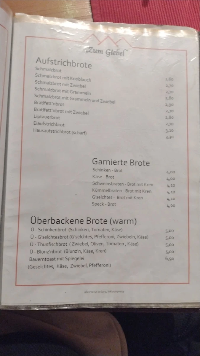 Speisekarte photo 2