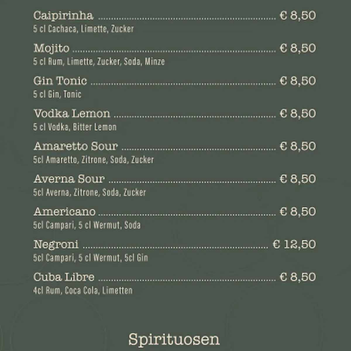 Speisekarte photo 1
