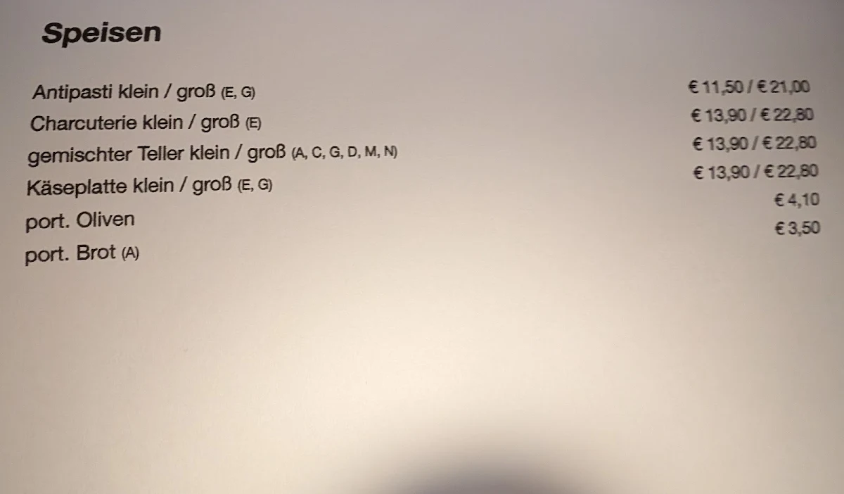 Speisekarte photo 4