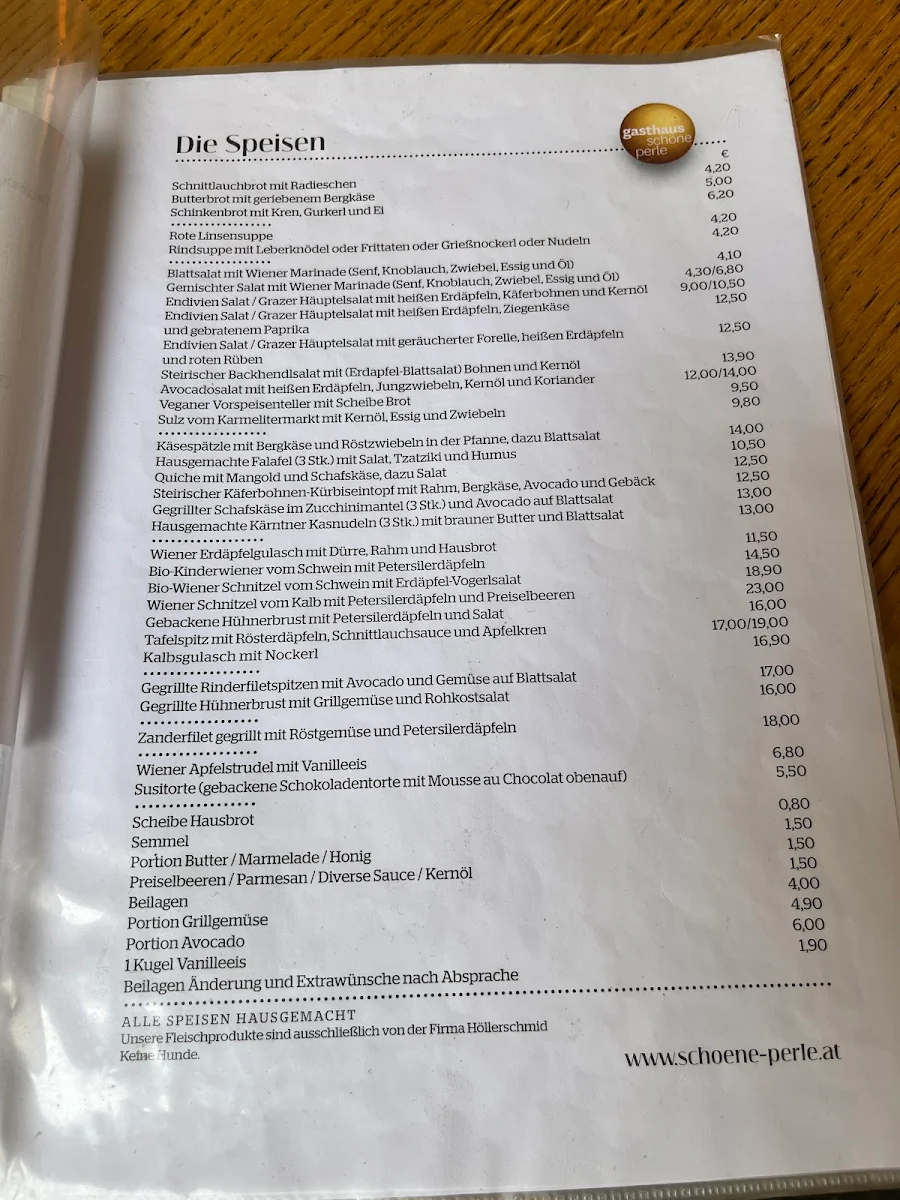 Speisekarte photo 2