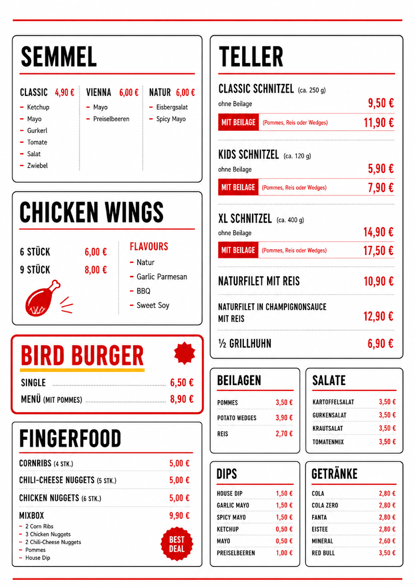 Speisekarte photo 2