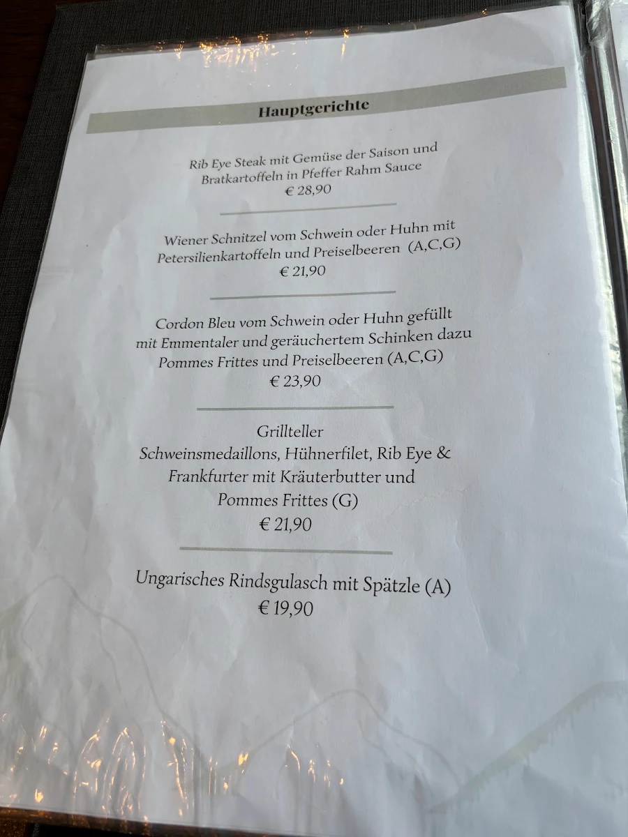 Speisekarte photo 1