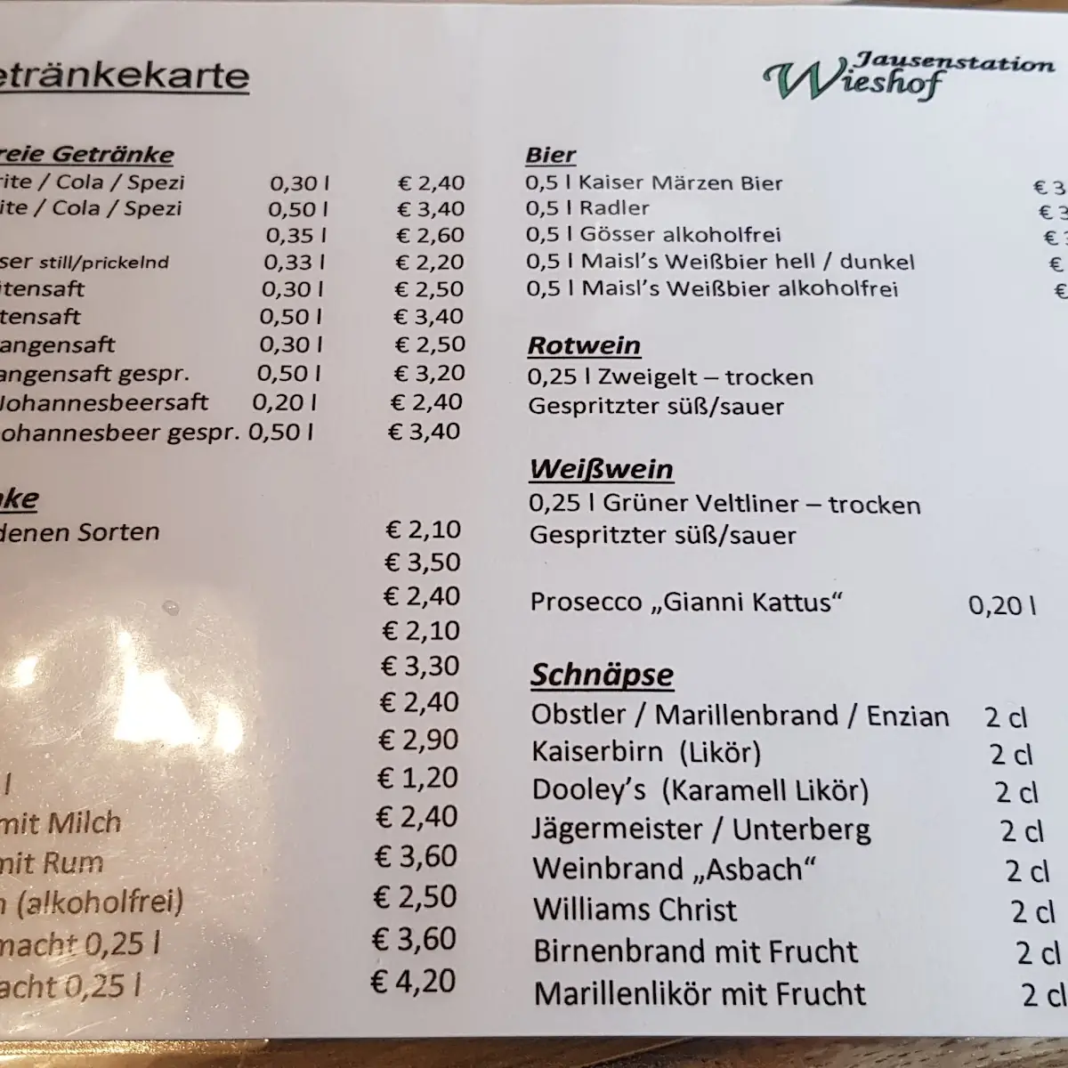 Speisekarte photo 6