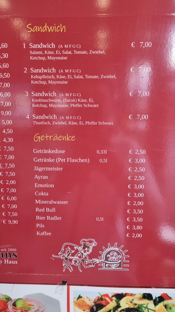 Speisekarte photo 3