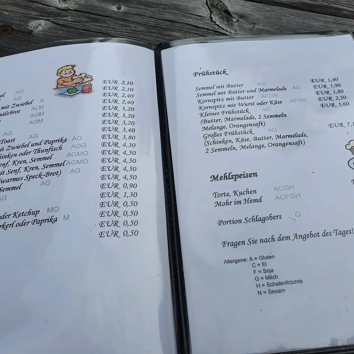 Speisekarte photo 1