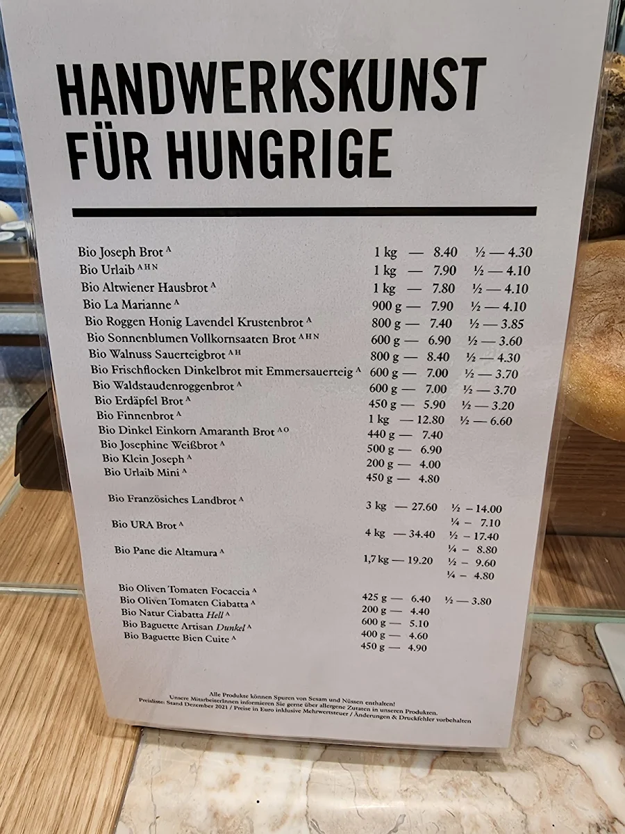 Speisekarte photo 2