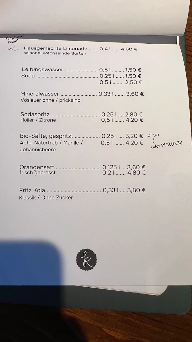 Speisekarte photo 2