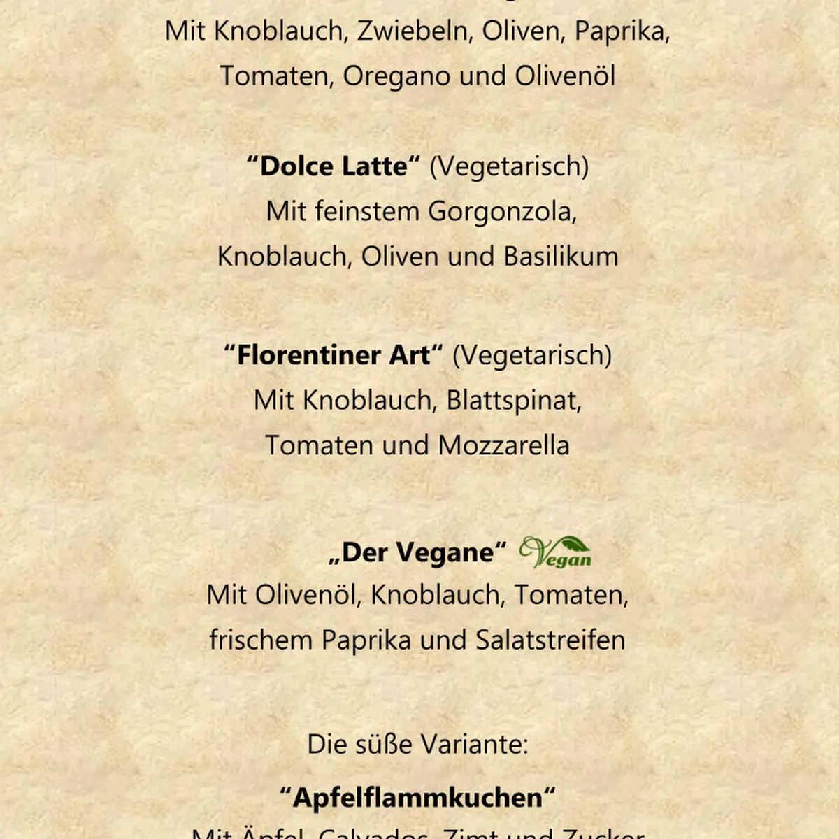 Speisekarte photo 5