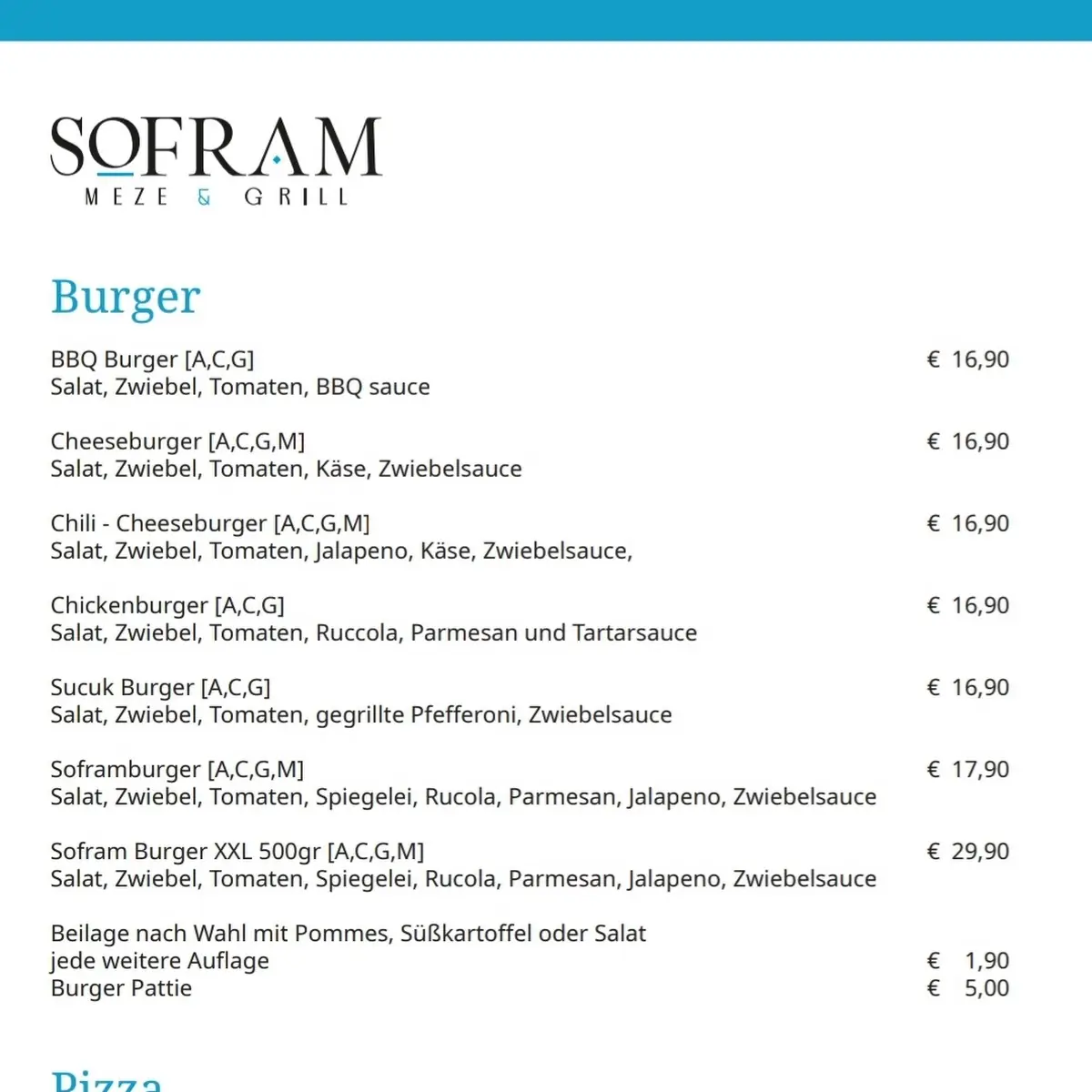 Speisekarte photo 3