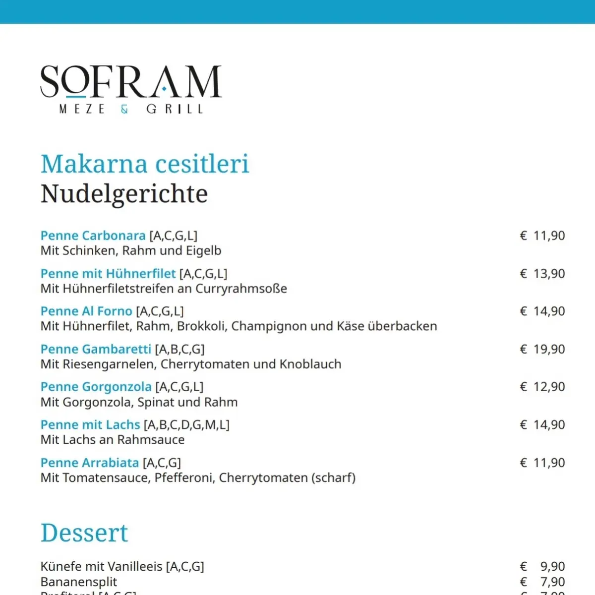 Speisekarte photo 6