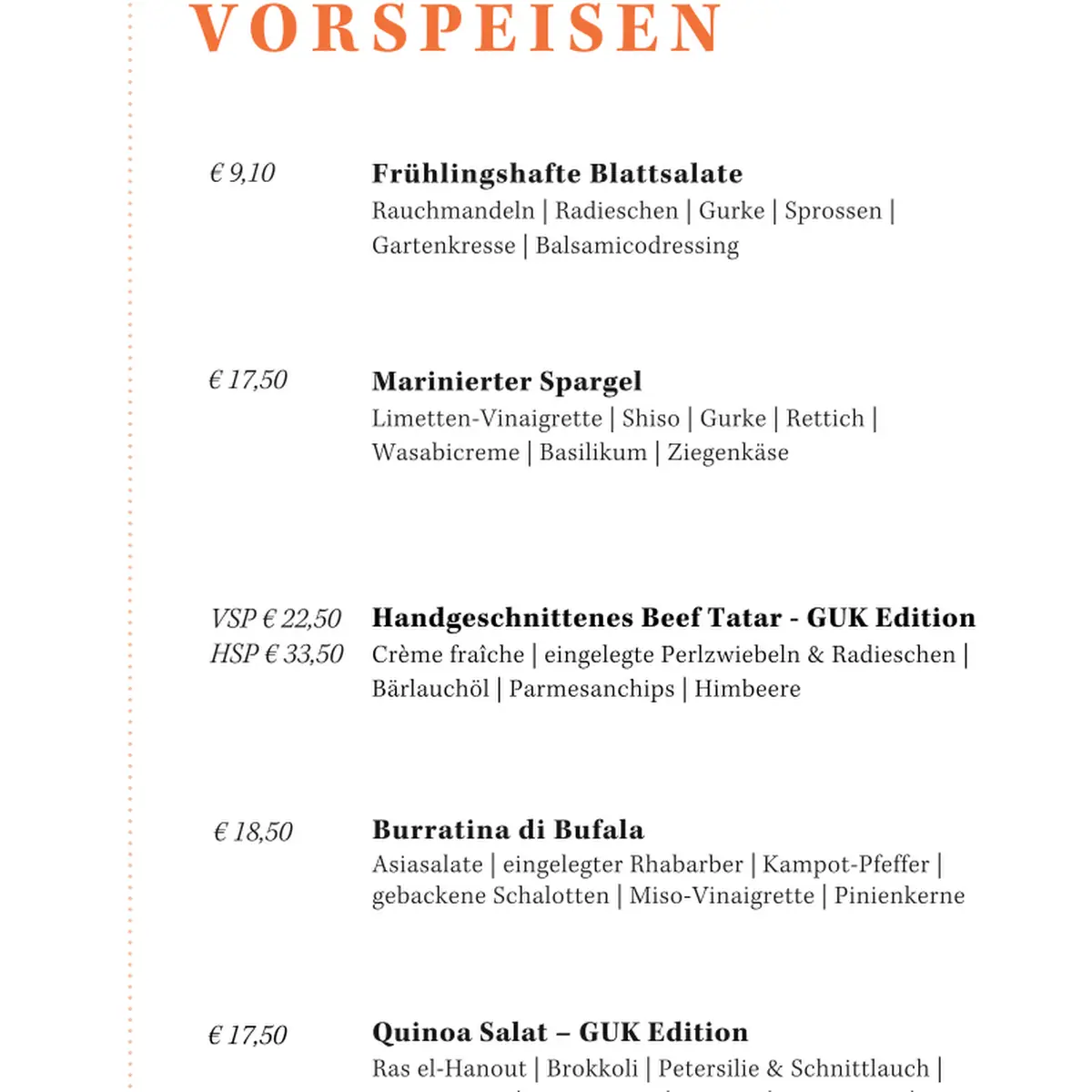 Speisekarte photo 6