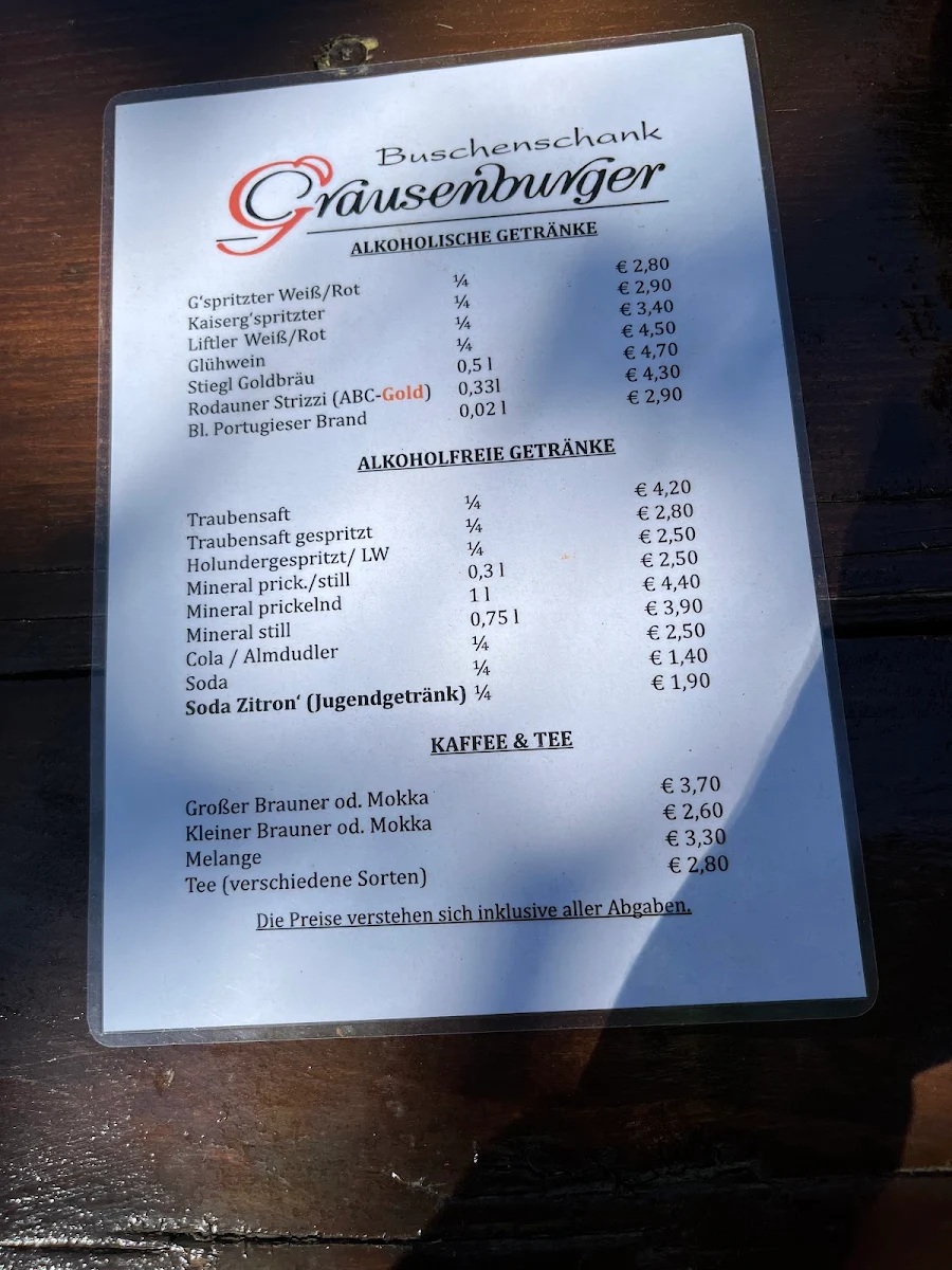 Speisekarte photo 3