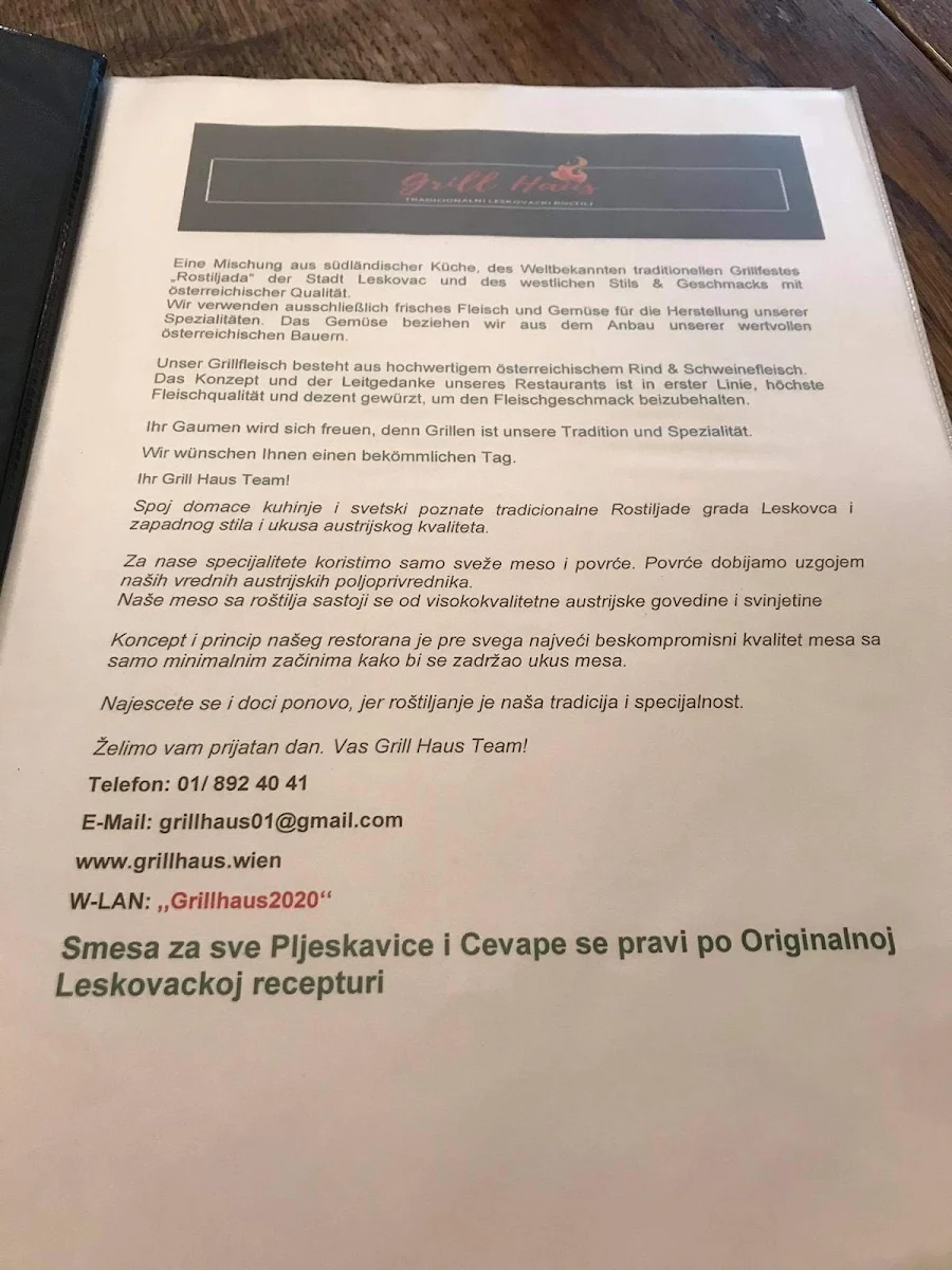 Speisekarte photo 1