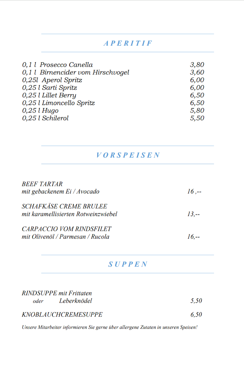 Speisekarte photo 3