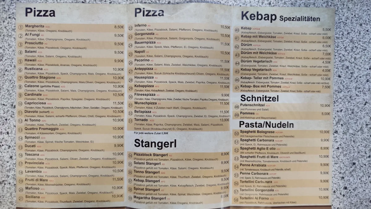 Speisekarte photo 1