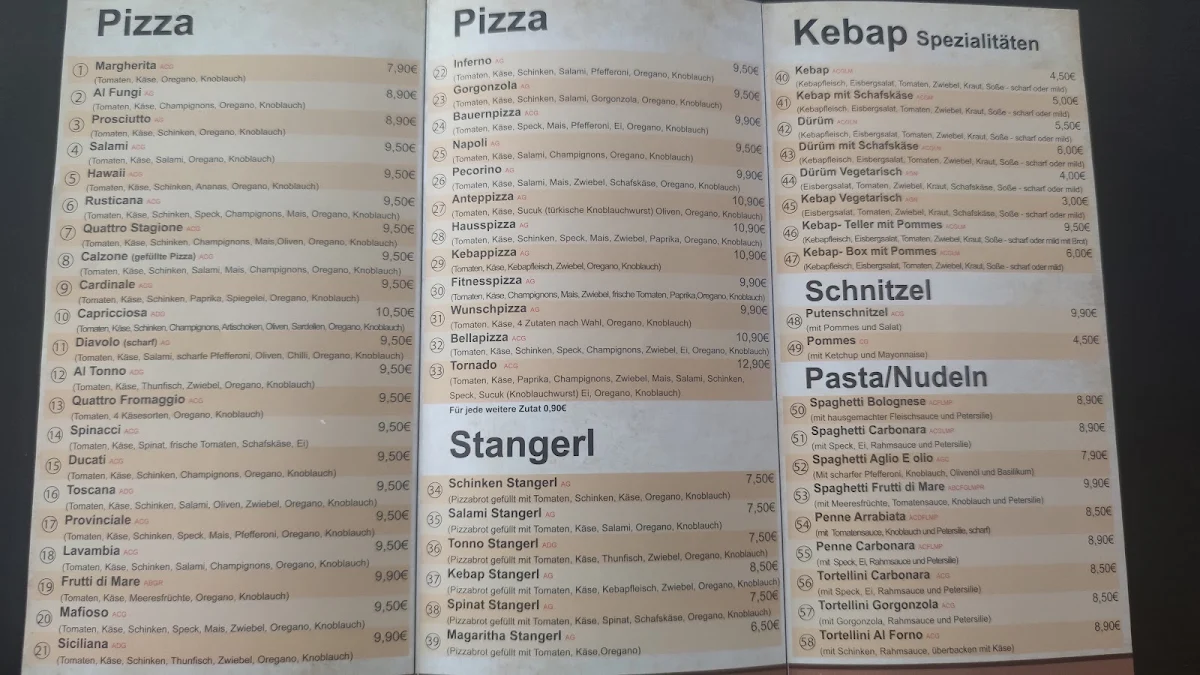 Speisekarte photo 3