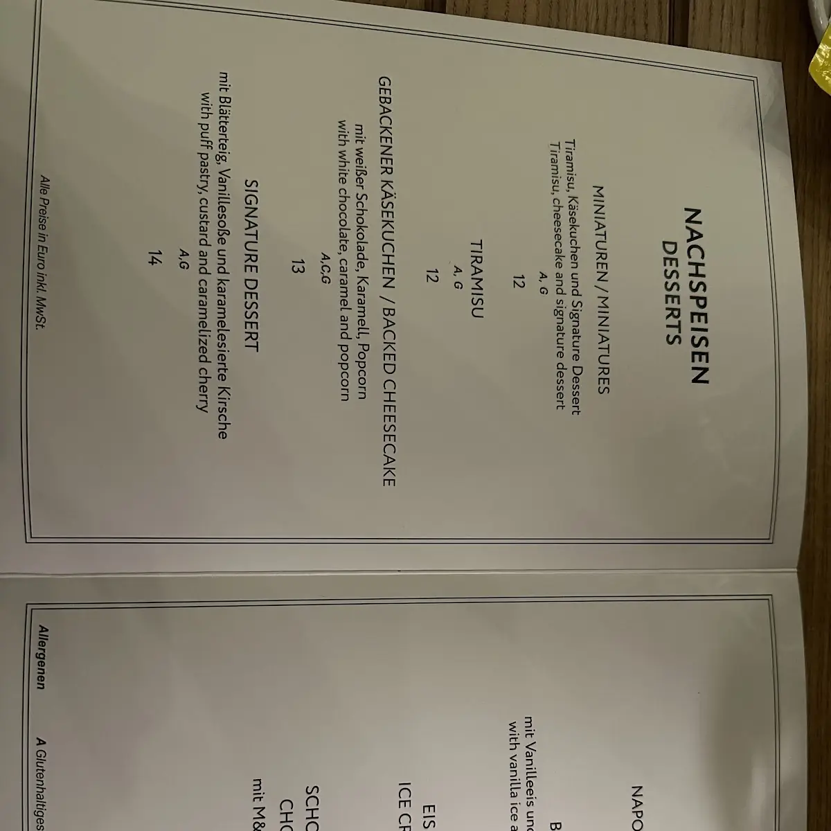 Speisekarte photo 8