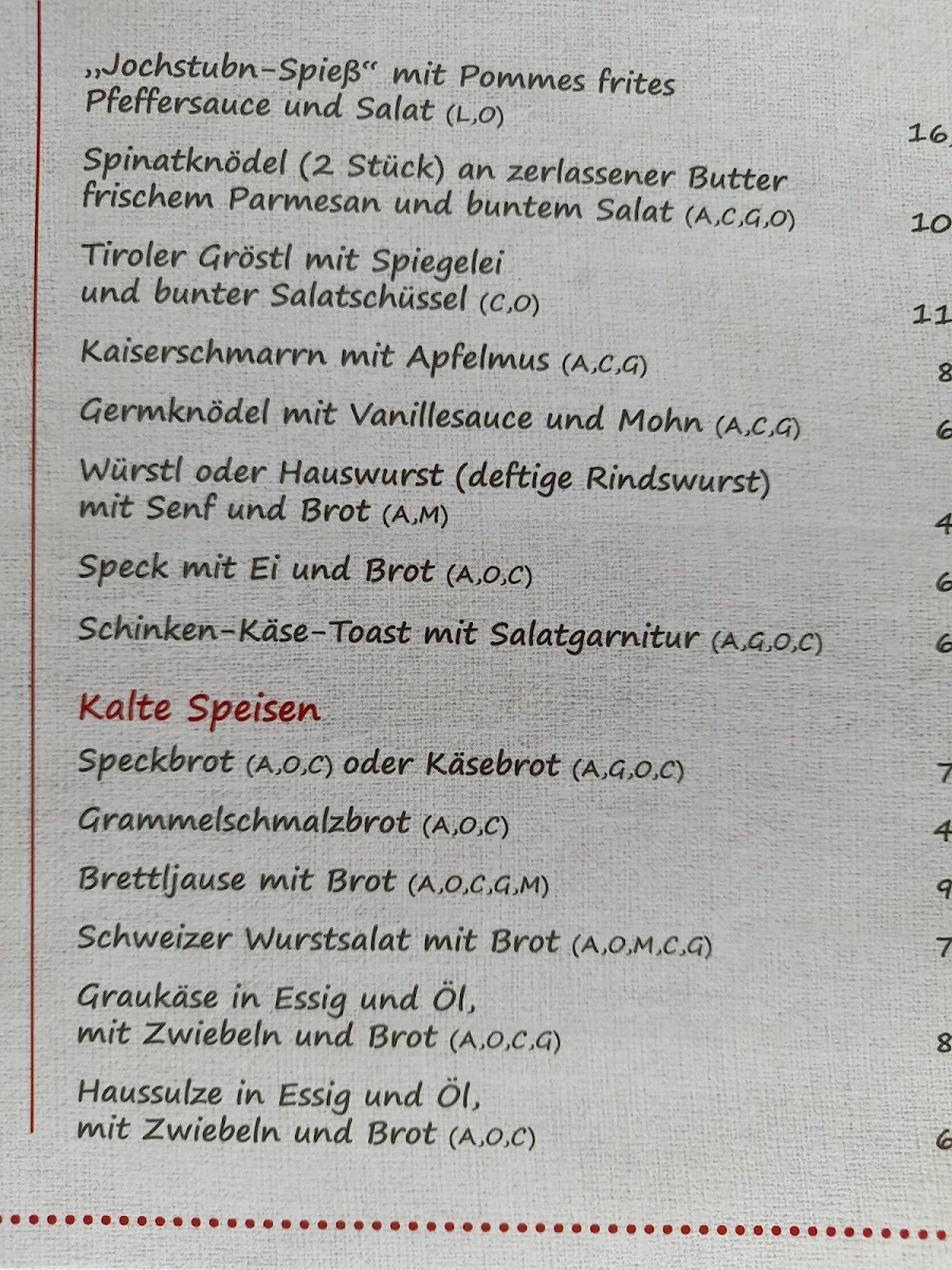Speisekarte photo 9