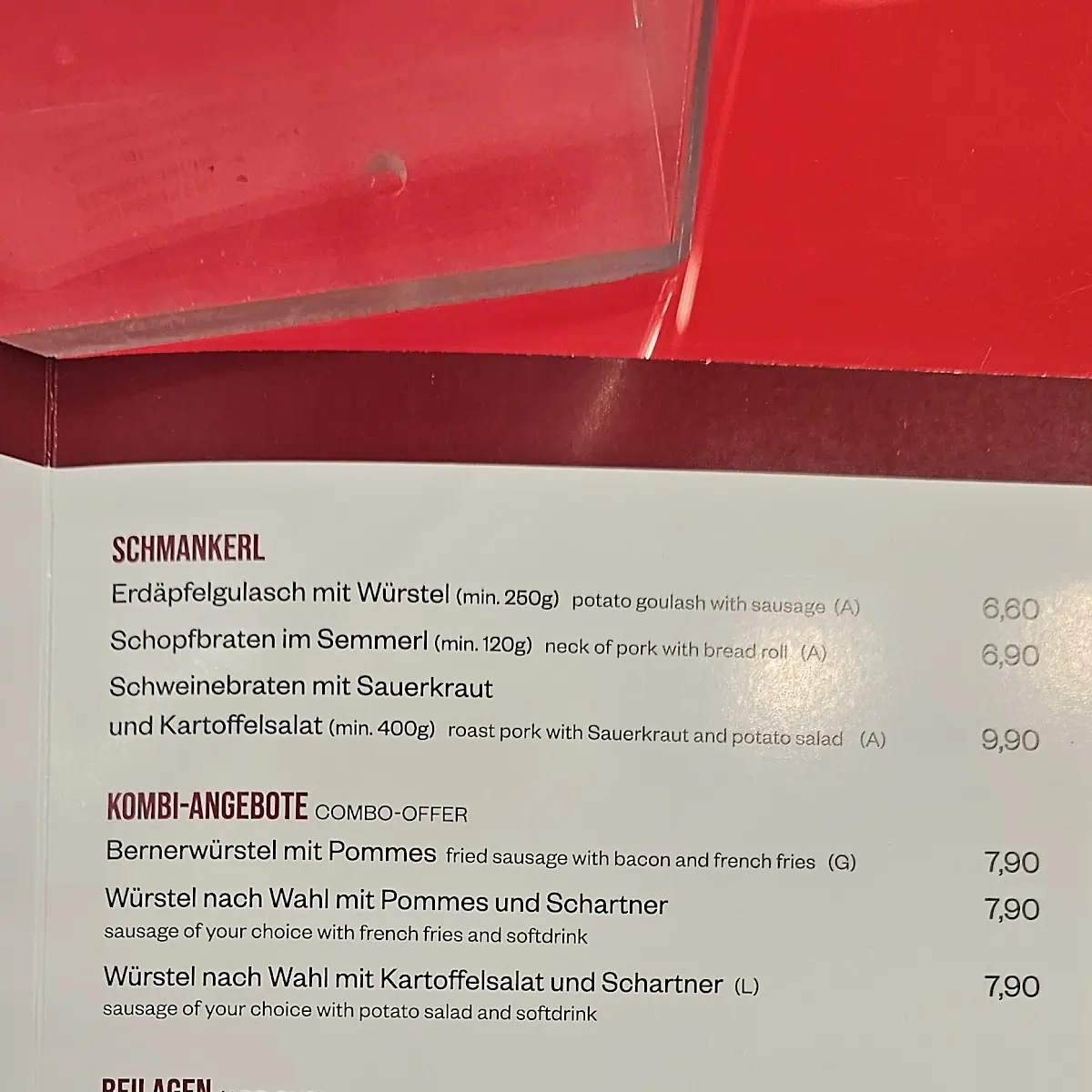 Speisekarte photo 8