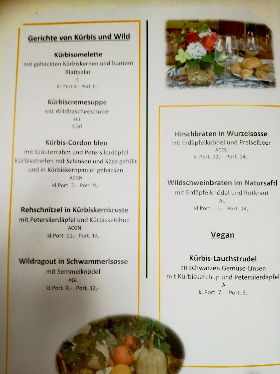 Speisekarte photo 2