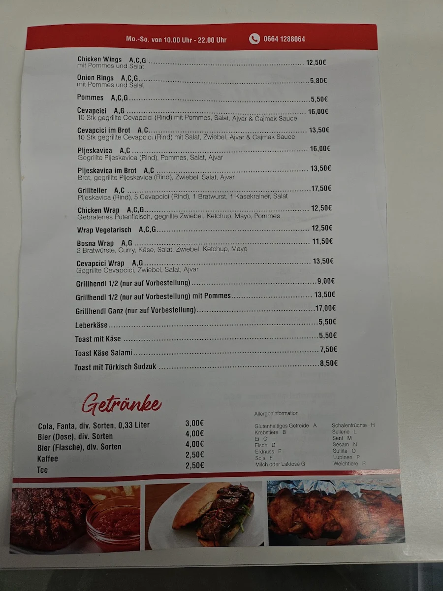 Speisekarte photo 3