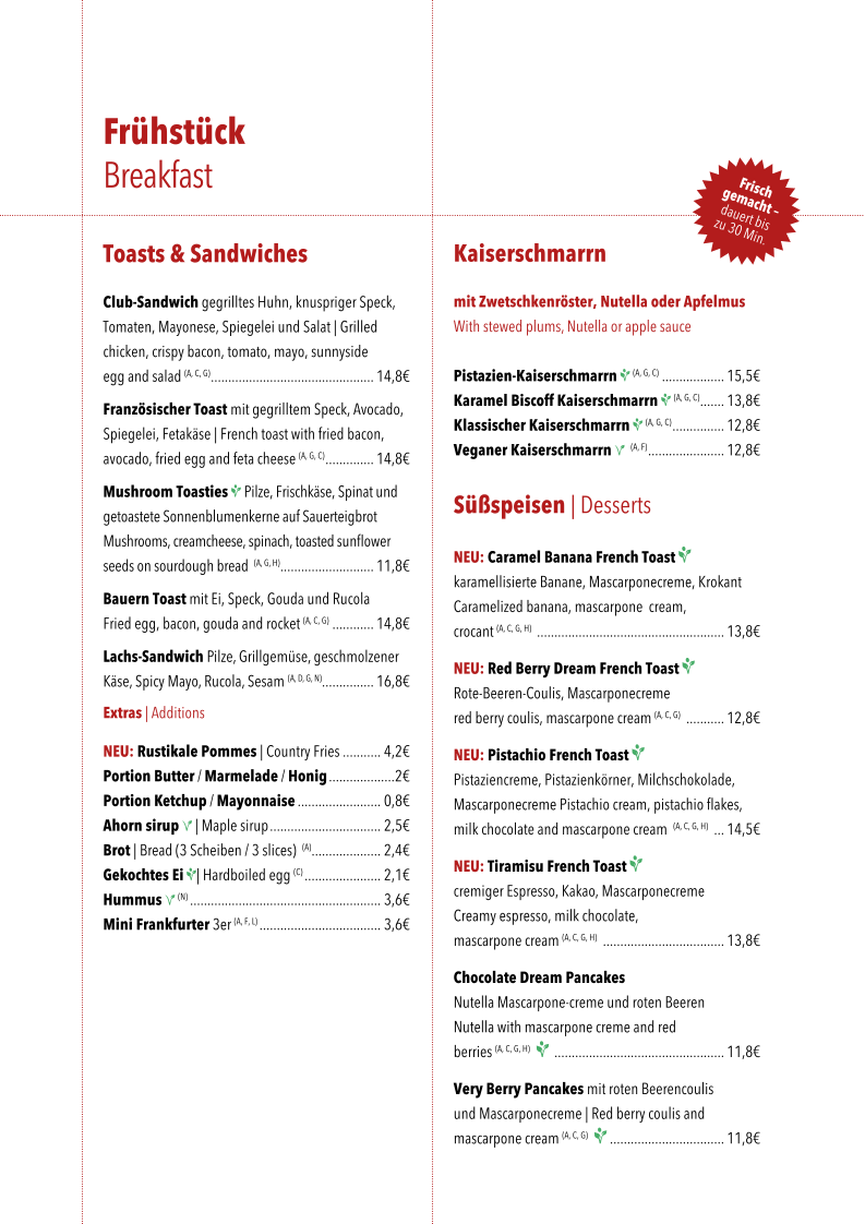 Speisekarte photo 2
