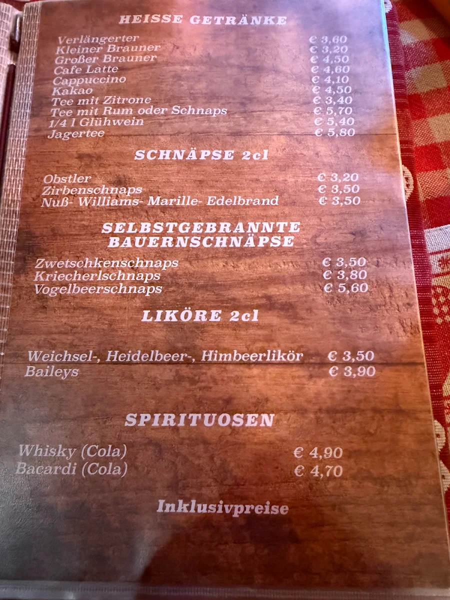 Speisekarte photo 1