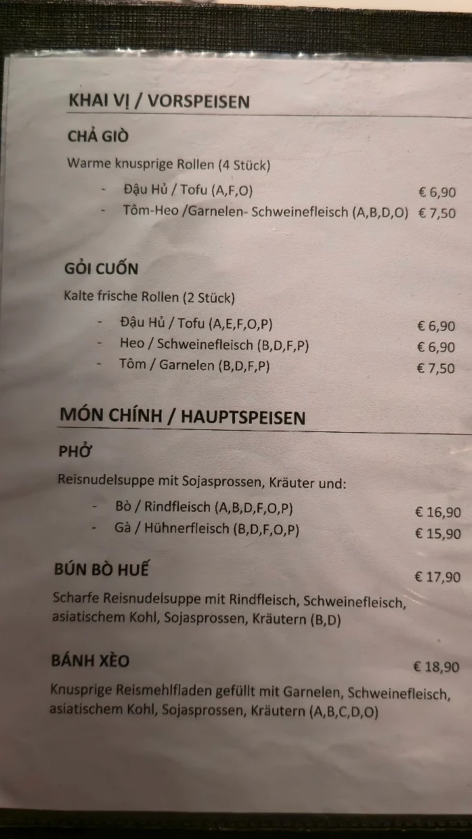 Speisekarte photo 1