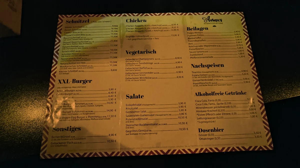 Speisekarte photo 4