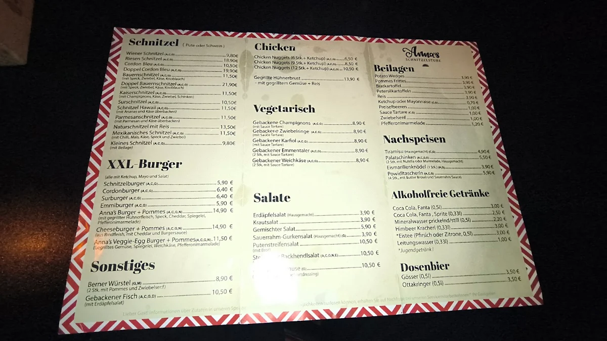 Speisekarte photo 5