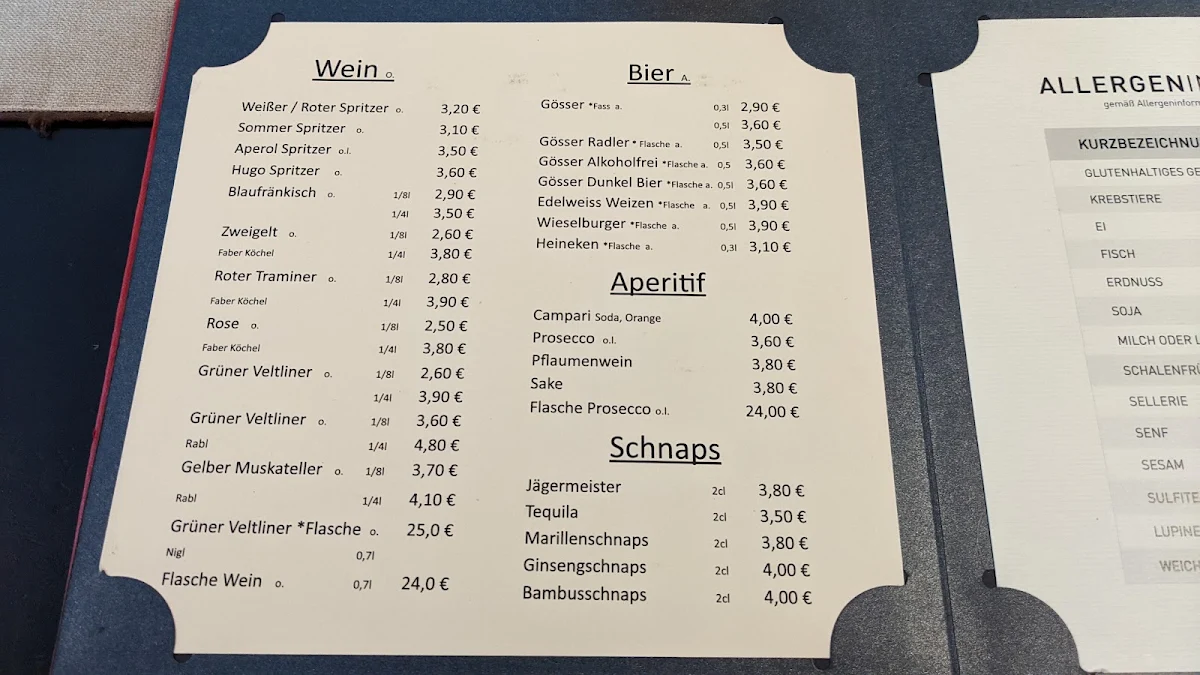 Speisekarte photo 9