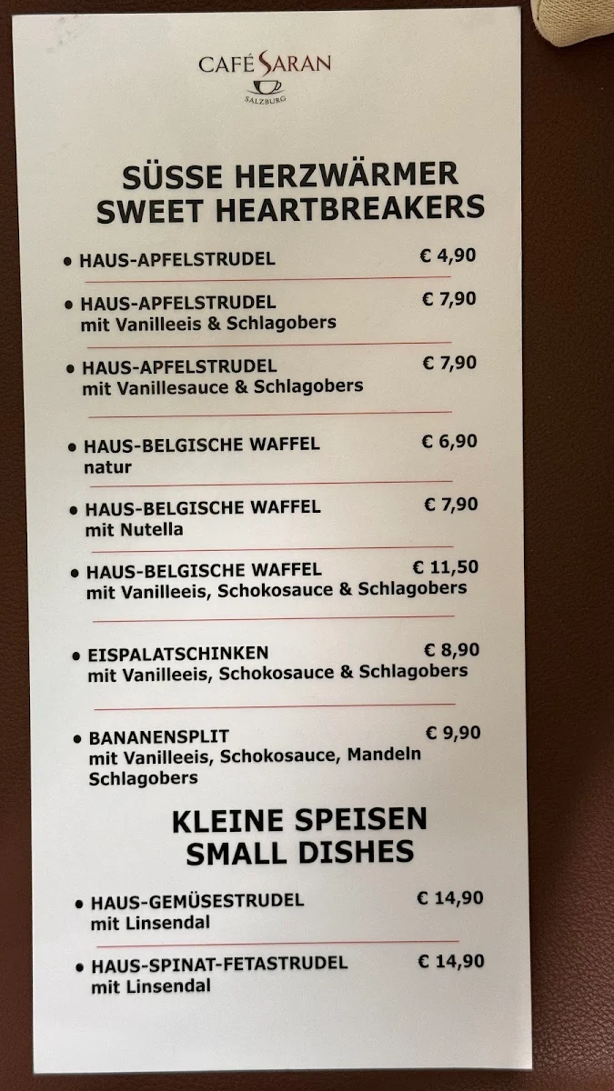 Speisekarte photo 1