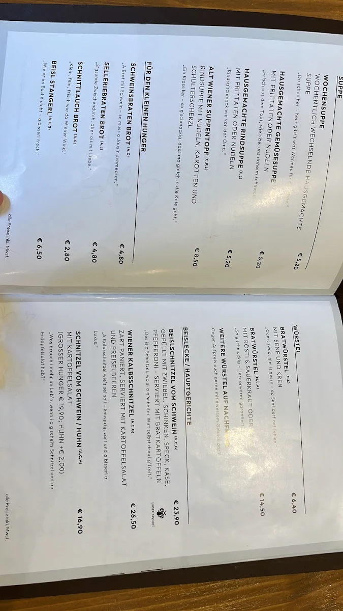 Speisekarte photo 2