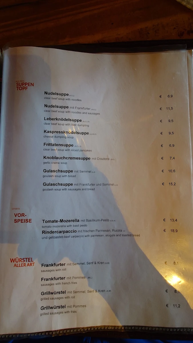 Speisekarte photo 2