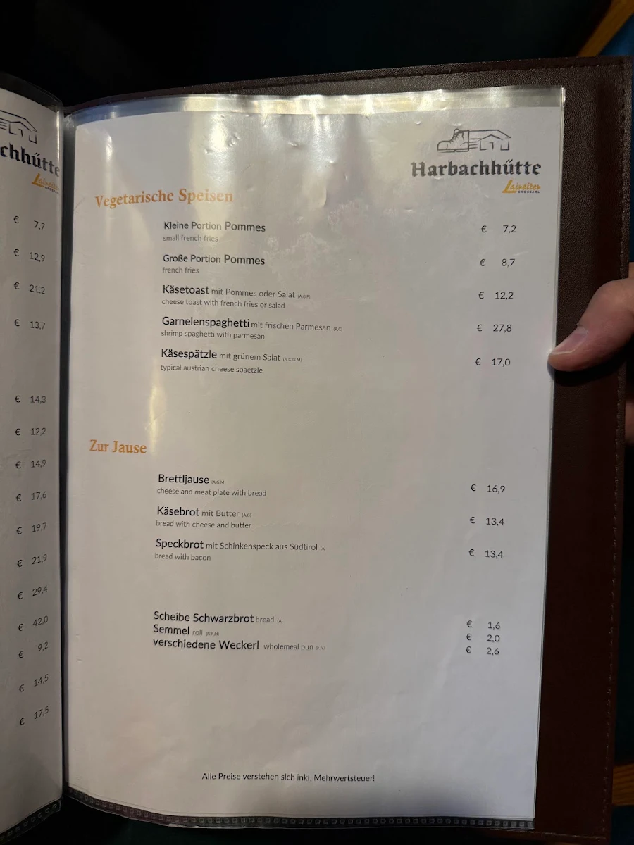 Speisekarte photo 5