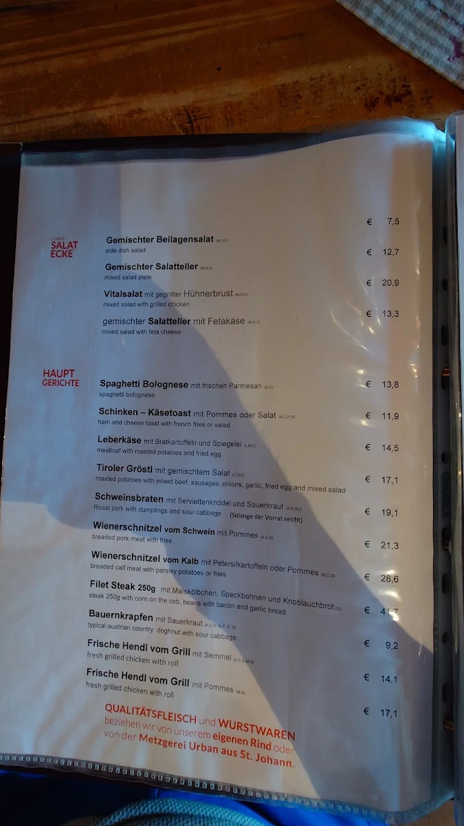 Speisekarte photo 8