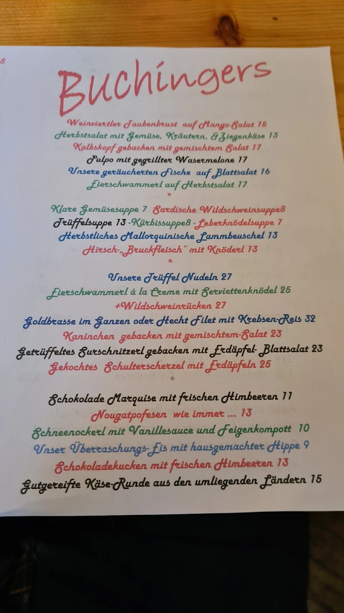 Speisekarte photo 2