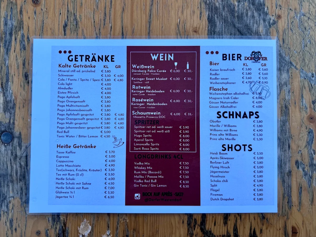 Speisekarte photo 1