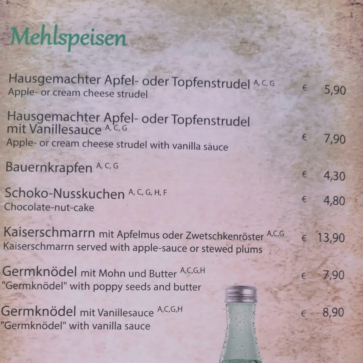 Speisekarte photo 4