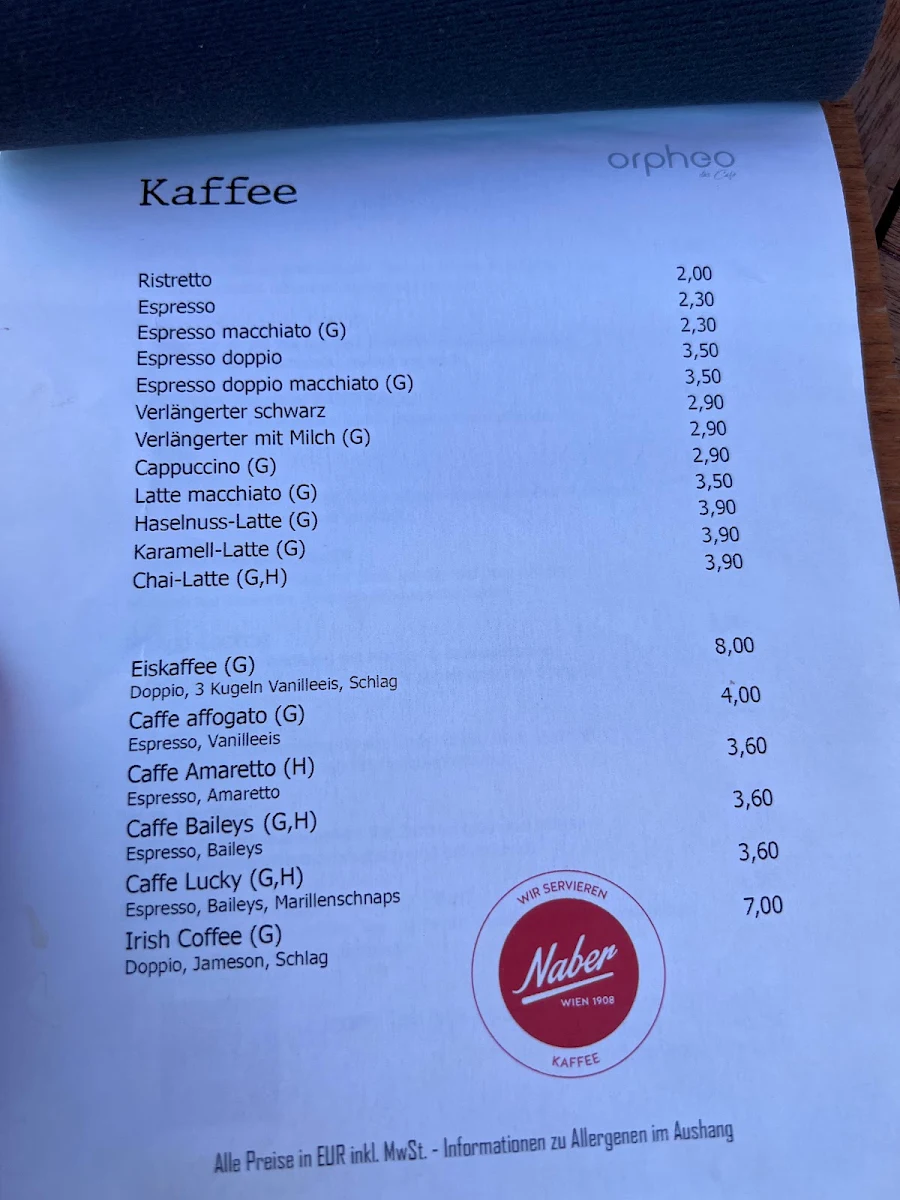 Speisekarte photo 2
