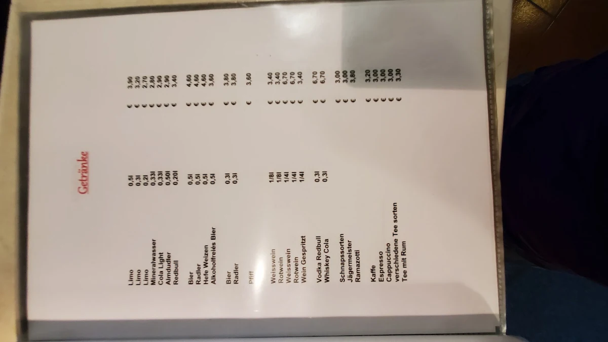 Speisekarte photo 1
