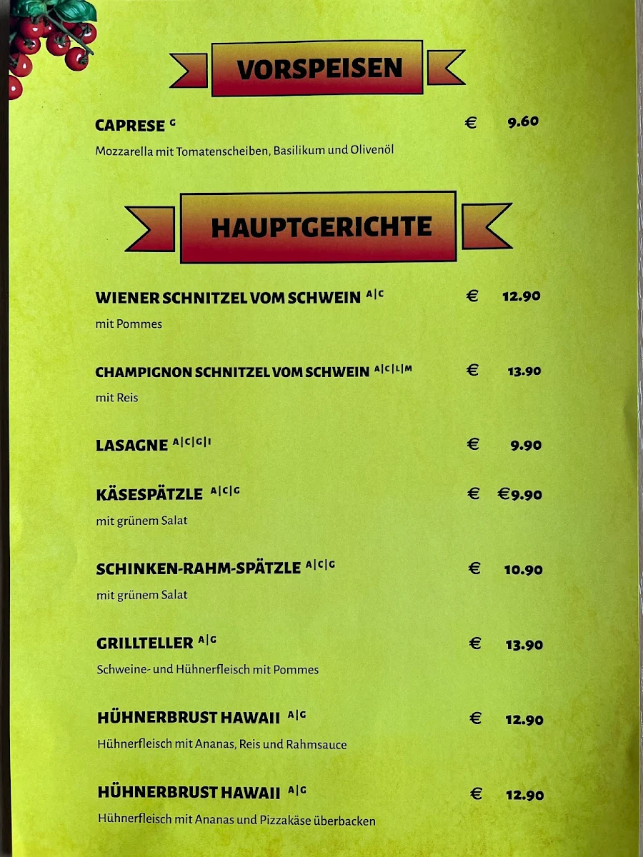 Speisekarte photo 1