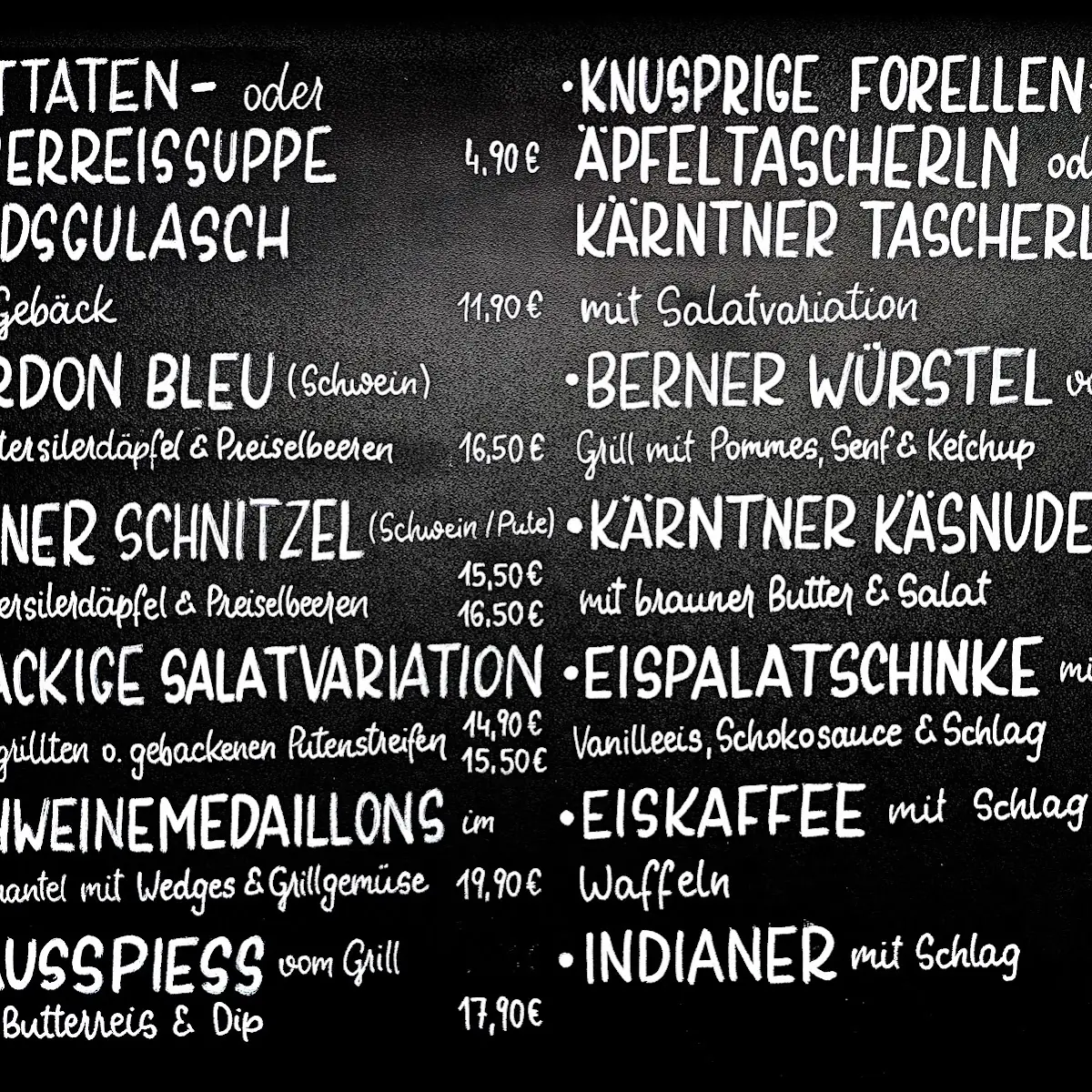 Speisekarte photo 1